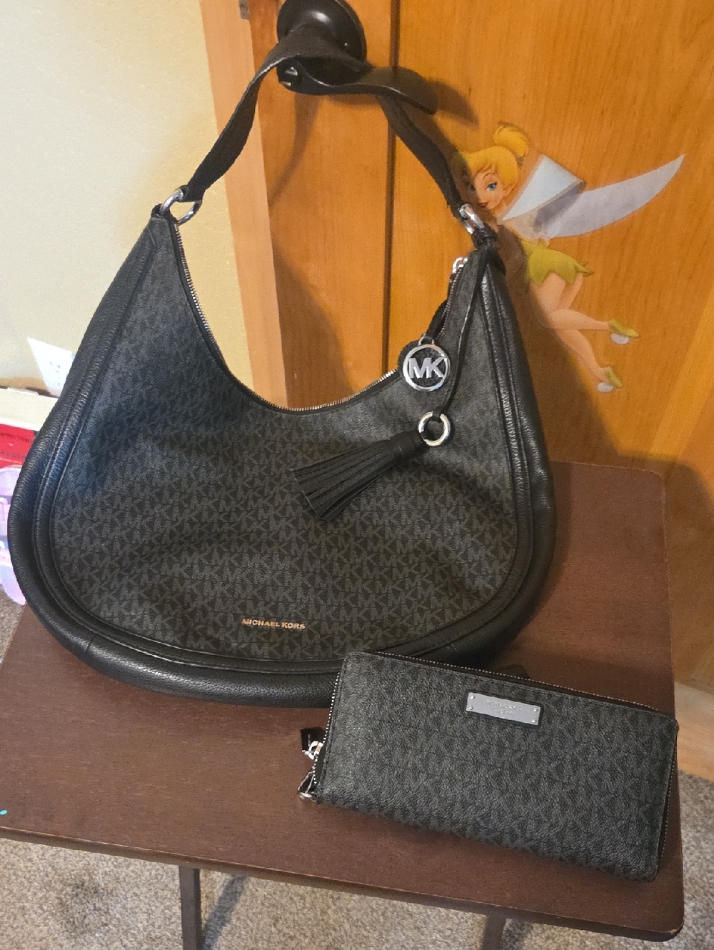 Michael Kors Hobo Bag And Matching Wallet